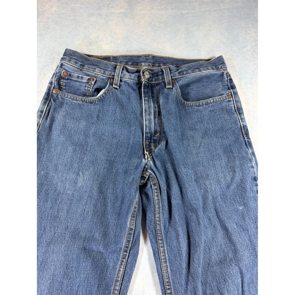Levi's 550 Relaxed Fit Jeans Mens 32x32 Blue Excellent Tapered Leg Denim